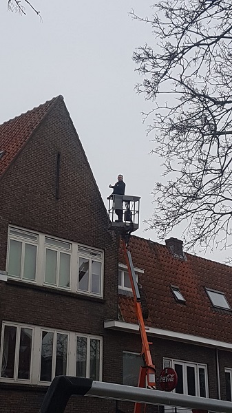  stormschade dak Den Haag